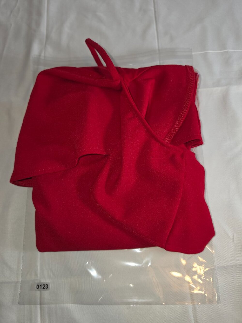 Emerald Sundae Red Ruffle Mini Dress Size XL - Picture 15 of 15